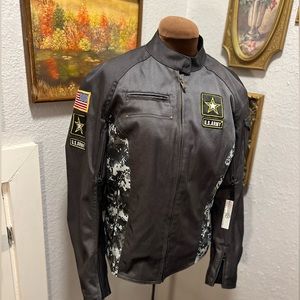 NWT PowerTrip Army Motorcycle Jacket